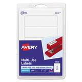 Avery AVE05436 Removable Multi-Use Labels, 1 X 3, White, 250/pack