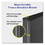 AVERY-DENNISON AVE05600 Heavy-Duty Non Stick View Binder W/slant Rings, 3" Cap, Black, Price/EA