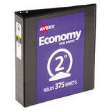 Avery AVE05730 Economy View Binder W/round Rings, 11 X 8 1/2, 2
