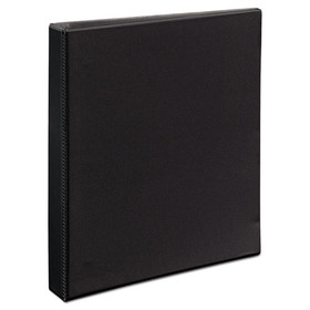 AVERY-DENNISON AVE09300 Durable View Binder with DuraHinge and EZD Rings, 3 Rings, 1" Capacity, 11 x 8.5, Black, (9300)