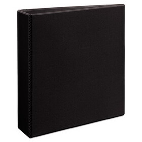 AVERY-DENNISON AVE09500 Durable View Binder with DuraHinge and EZD Rings, 3 Rings, 2" Capacity, 11 x 8.5, Black, (9500)