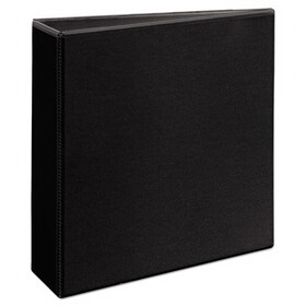 AVERY-DENNISON AVE09700 Durable View Binder with DuraHinge and EZD Rings, 3 Rings, 3" Capacity, 11 x 8.5, Black, (9700)