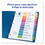 Avery AVE11127 Customizable TOC Ready Index Multicolor Tab Dividers, 12-Tab, Jan. to Dec., 11 x 8.5, White, Traditional Color Tabs, 1 Set, Price/ST