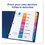 Avery AVE11163 Customizable TOC Ready Index Multicolor Tab Dividers, Extra Wide Tabs, 8-Tab, 1 to 8, 11 x 9.25, White, 1 Set, Price/ST