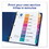 AVERY-DENNISON AVE11186 Ready Index Customizable Table Of Contents, Asst Dividers, 8-Tab, Ltr, 6 Sets, Price/PK