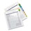 Avery AVE11293 Insertable Style Edge Tab Plastic 1-Pocket Dividers, 8-Tab, 11.25 x 9.25, Translucent, 1 Set, Price/ST