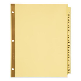 Avery AVE11306 Preprinted Laminated Tab Dividers W/gold Reinforced Binding Edge, 25-Tab, Letter