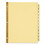 Avery AVE11307 Preprinted Laminated Tab Dividers W/gold Reinforced Binding Edge, 12-Tab, Letter, Price/ST