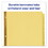 AVERY-DENNISON AVE11308 Preprinted Laminated Tab Dividers with Gold Reinforced Binding Edge, 31-Tab, 1 to 31, 11 x 8.5, Buff, 1 Set, Price/ST