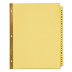 AVERY-DENNISON AVE11308 Preprinted Laminated Tab Dividers W/gold Reinforced Binding Edge, 31-Tab, Letter