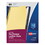 Avery AVE11350 Preprinted Black Leather Tab Dividers W/gold Reinforced Edge, 25-Tab, Ltr, Price/ST