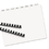 AVERY-DENNISON AVE11444 Print & Apply Clear Label Unpunched Dividers W/white Tabs, 8-Tab, Ltr, 25 Sets, Price/BX
