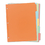 AVERY-DENNISON AVE11508 Write-On Plain-Tab Dividers, 5-Tab, Letter, 36 Sets, Price/BX