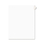 Avery AVE11911 Avery-Style Legal Exhibit Side Tab Divider, Title: 1, Letter, White, 25/pack, Price/PK