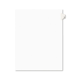 Avery AVE11912 Avery-Style Legal Exhibit Side Tab Divider, Title: 2, Letter, White, 25/pack