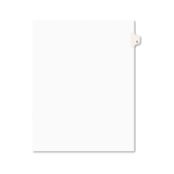 Avery AVE11913 Avery-Style Legal Exhibit Side Tab Divider, Title: 3, Letter, White, 25/pack