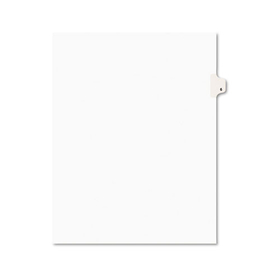 Avery AVE11916 Avery-Style Legal Exhibit Side Tab Divider, Title: 6, Letter, White, 25/pack