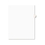 Avery AVE11918 Preprinted Legal Exhibit Side Tab Index Dividers, Avery Style, 10-Tab, 8, 11 x 8.5, White, 25/Pack, Price/PK