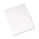 Avery AVE11920 Preprinted Legal Exhibit Side Tab Index Dividers, Avery Style, 10-Tab, 10, 11 x 8.5, White, 25/Pack, Price/PK