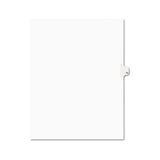 Avery AVE11921 Avery-Style Legal Exhibit Side Tab Divider, Title: 11, Letter, White, 25/pack