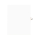 Avery AVE11922 Avery-Style Legal Exhibit Side Tab Divider, Title: 12, Letter, White, 25/pack