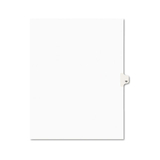 Avery AVE11923 Avery-Style Legal Exhibit Side Tab Divider, Title: 13, Letter, White, 25/pack