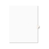 Avery AVE11925 Avery-Style Legal Exhibit Side Tab Divider, Title: 15, Letter, White, 25/pack