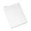 Avery AVE11940 Avery-Style Preprinted Legal Bottom Tab Divider, 26-Tab, Exhibit A, 11 x 8.5, White, 25/PK, Price/PK