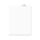 Avery AVE11946 Avery-Style Preprinted Legal Bottom Tab Divider, 26-Tab, Exhibit G, 11 x 8.5, White, 25/PK, Price/PK