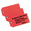 AVERY-DENNISON AVE12345 Unstrung Shipping Tags, Paper, 4 3/4 X 2 3/8, Red, 1,000/box, Price/BX