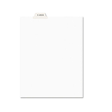 Avery AVE12392 Avery-Style Preprinted Legal Bottom Tab Dividers, Exhibit S, Letter, 25/pack