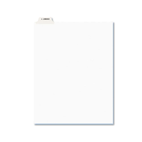 Avery AVE12398 Avery-Style Preprinted Legal Bottom Tab Dividers, 26-Tab, Exhibit Y, 11 x 8.5, White, 25/Pack