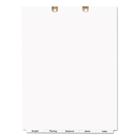 Avery AVE13164 Write-On Tab Dividers For Classification Folders, 5-Tab, Letter