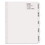 Avery 14440 Big Tab Printable Large White Label Tab Dividers, 5-Tab, Letter, 20 per pack, Price/PK