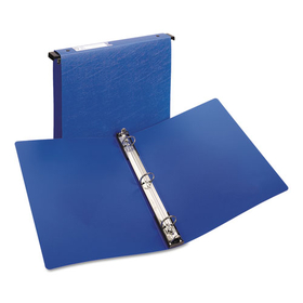 Avery AVE14800 Hanging Storage Binder With Gap Free Round Rings, 11 X 8 1/2, 1" Capacity, Blue