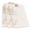 AVERY-DENNISON AVE15030 Repair Tags, 5.25 x 2.63, Manila, 500/Box, Price/BX