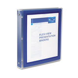 Avery AVE17685 Flexi-View Binder W/round Rings, 11 X 8 1/2, 1