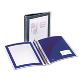 Avery AVE17686 Flexi-View Binder W/round Rings, 11 X 8 1/2, 1