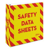 Avery AVE18952 Heavy-Duty Preprinted Safety Data Sheet Binder, 3 Rings, 3