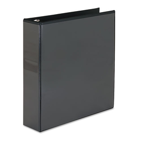 Avery AVE19700 Showcase Economy View Binders with Slant Rings, 3 Rings, 2" Capacity, 11 x 8.5, Black