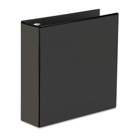 Avery AVE19750 Showcase Economy View Binders with Slant Rings, 3 Rings, 3" Capacity, 11 x 8.5, Black