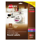 Avery AVE22825 Round Print-to-the Edge Labels with Sure Feed and Easy Peel, 2