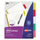 Avery AVE23076 Write and Erase Big Tab Paper Dividers, 5-Tab, 11 x 8.5, White, Assorted Tabs, 1 Set, Price/ST