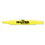 AVERY-DENNISON AVE24000 Desk Style Highlighter, Chisel Tip, Fluorescent Yellow Ink, Dozen, Price/DZ