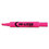 AVERY-DENNISON AVE24010 Desk Style Highlighter, Chisel Tip, Fluorescent Pink Ink, Dozen, Price/DZ