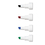 Marks-A-Lot AVE24409 MARKS A LOT Desk-Style Dry Erase Marker, Broad Chisel Tip, Assorted Colors, 4/Set (24409), Price/ST