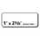 AVERY-DENNISON AVE30601 Laser Address Labels, 1 X 4, White, 2000/box, Price/BX