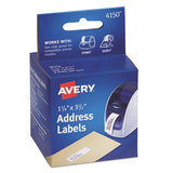 Avery AVE4150 Thermal Printer Labels, Address, 1 1/8 X 3 1/2, White, 260 Labels/box