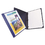 AVERY-DENNISON AVE47780 Lay Flat View Report Cover W/flexible Fastener, Letter, 1/2" Cap, Clear/blue, Price/EA