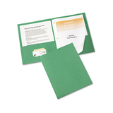 AVERY-DENNISON AVE47977 Two-Pocket Folder, Prong Fastener, Letter, 1/2